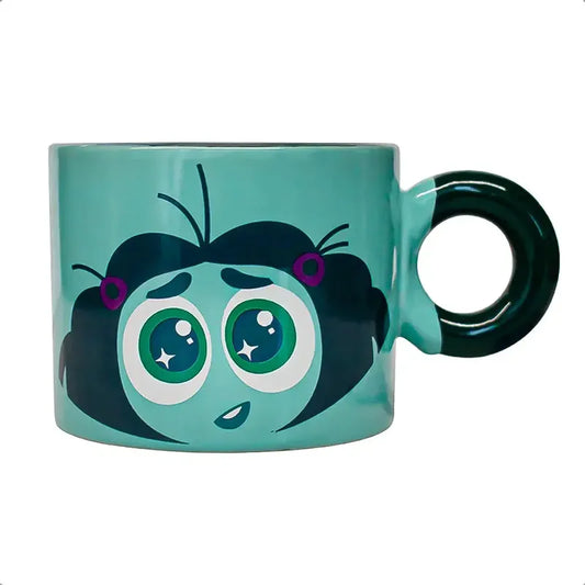 Taza Cerámica Verde Envidia Intensamente 350ml Apta Para Microondas Okshop