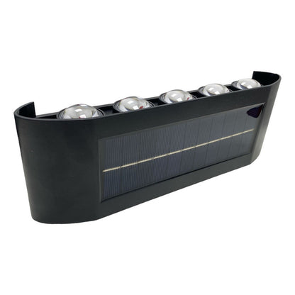Pack X8 Aplique De Pared Lampara Led Focos Exterior Solar