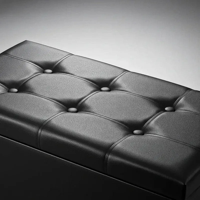 Banqueta Puff Banqueta Baul Puff Puff Organizador Banco Baul Negro Okshop Organizador Puff Pie Cama Banqueta Baul Silllones Puff Taburete Plegable Banco Organizador Negro Taburete Negro