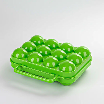 Pack 4 Organizador Huevos Dispensador Huevo Porta 12 Huevos Verde