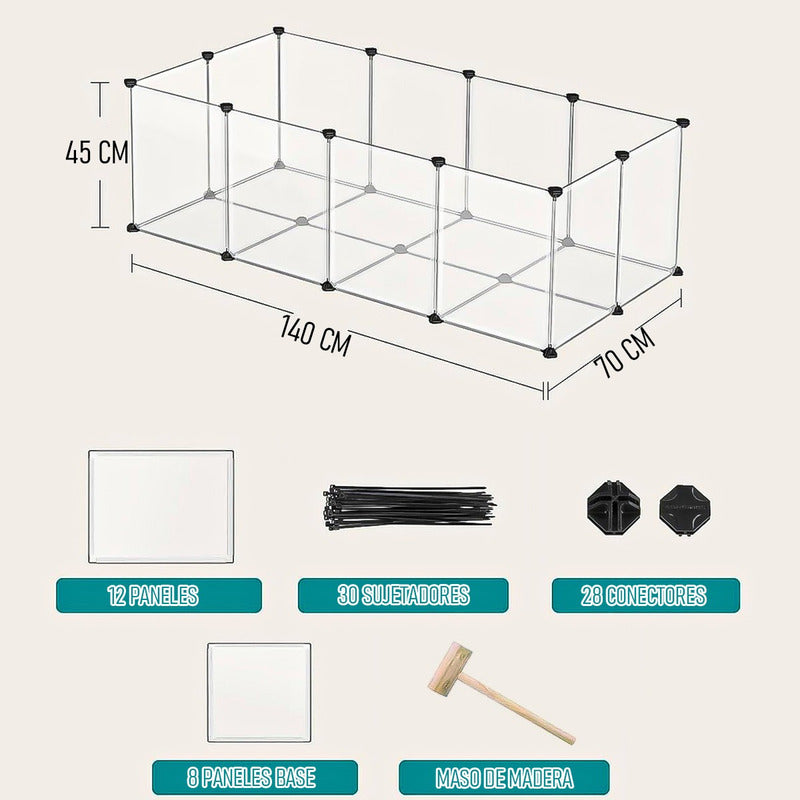 Jaula Para Conejos Jaulas Jaulas Para Hamster Jaula Cuyes Blanco