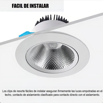 Pack X3 Lamparas Led Techo Foco 16w Lampara Dormitorio Blanco Frio 6500°k Okshop Lampara De Techo Redonda Led Embutida Luz Fria Focos Led Embutidos Luz Fria Luces Led Foco Led 16w