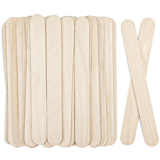 Pack 50 Palitos De Madera Para Pintar Palitos De Helado