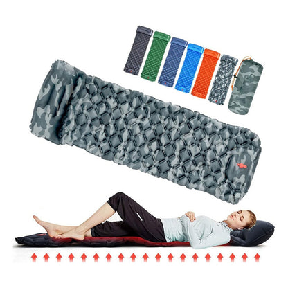 Colchoneta Inflable Camping Colchon Inflable 1 Plaza Portati Camuflaje