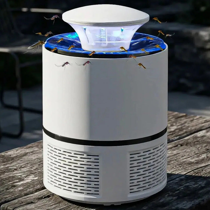 Lampara Matamosquitos Usb Insecto Repelente Moscas Lampara Okshop Lámpara Mata Zancudos Usb Trampa Mosquitos Silenciosa Lampara Antimosquitos Electrico Lámpara Eléctrica Antimosquitos Okshop Blanco