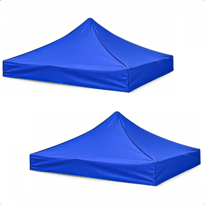 Pack 2 Toldo Azul Impermeable 3x3 Lona Techo Toldo Repuesto Azul