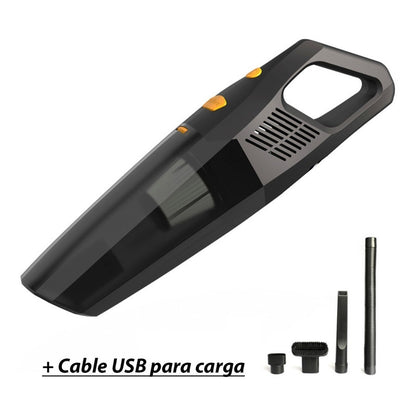 Aspiradora Auto Inalambrica Portatil D Mano Recargable Hogar Negro