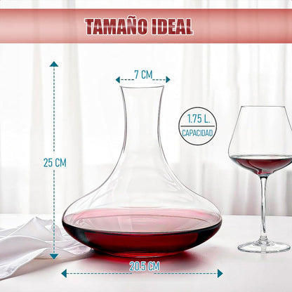Decantador De Vino Aireador Vino Aireador De Vino 1.75 L