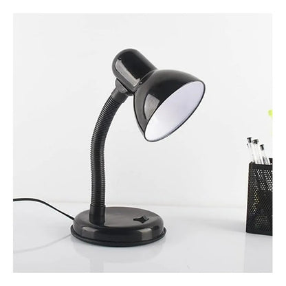 Lampara Escritorio Flexible Lamparas Metalicas Velador Lampara Lectura Lamparas De Escritorio Incandescente Cuello Flexible Metal Lampara Estudio Led Mesa Halogena E27 Negro Okshop