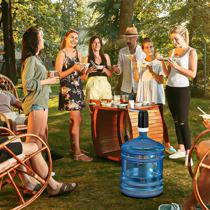 Dispensador De Agua Portátil Eléctrico Negro Okshop Usb X4