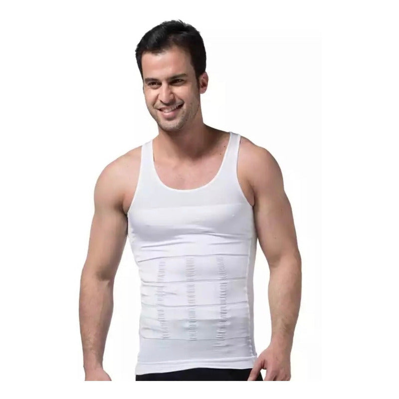 Faja Polera Reductora Camiseta Reductora Hombre Compresion