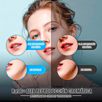 Panel Led Fotografia Panel De Luz Iluminación De Fotografía Negro Blanco/neutro/calido