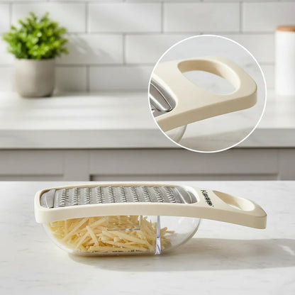 Rallador Queso Keep Rallador Recipiente Ralladores Keep Beige