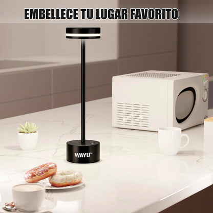 Lámpara Led Quincho Usb Wayu Portátil Recargable Magnética Negro Blanco