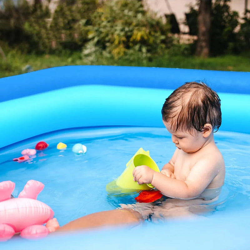 Piscinas Para Niños Piscina Pequeña Bebe Piscinas Infantiles Piscina Inflable Para Bebes Plastico 150x100x50cm Piscina De Pelotas Para Ninos Piscinas Inflables Rectangulares Color Rosa Okshop