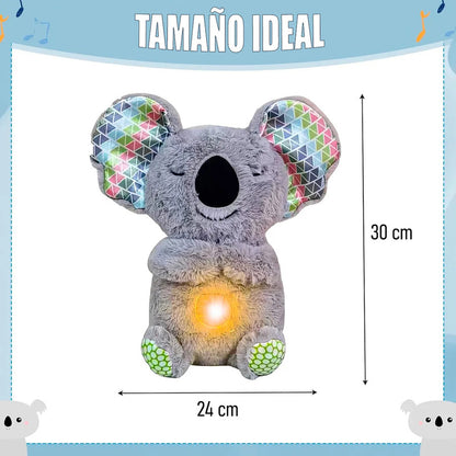 Peluche Que Respira Peluche Musical Peluche Anti Ansiedad Koala De Peluche Relleno Algodon Sintetico Peluches Alivia Ansiedad Con Movimiento Felpa Sonidos Respiracion Koala/gris Okshop