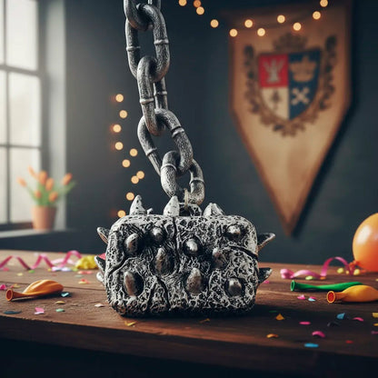 Juguete Plástico De Halloween Maza Mangual Con Cadena