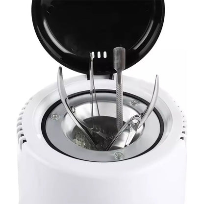 Esterilizador Para Maleta De Manicure Corta Cuticulas Metal Blanco