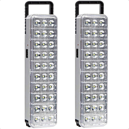 Pack 2 Luces De Emergencia Led Foco Led Emergencia 30 Led Blanco