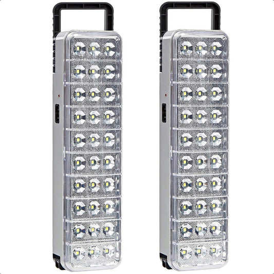 Pack 2 Luces De Emergencia Led Foco Led Emergencia 30 Led Blanco
