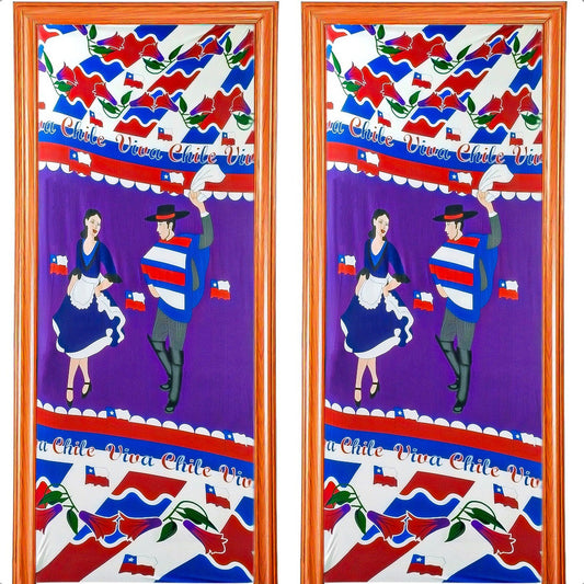 Fundas Para Puertas Fiestas Patrias Chile Pack2 Funda Puerta Modelo 7