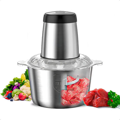 Procesadora De Alimentos Okshop 2l Acero Inoxidable Gris