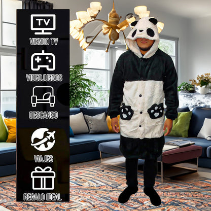Polerones Chiporro Pijama De Invierno Poleron Invierno Diseño De Panda Adulto Poleron Con Capucha Polerones Invierno Pijama Chiporro Con Diseño
