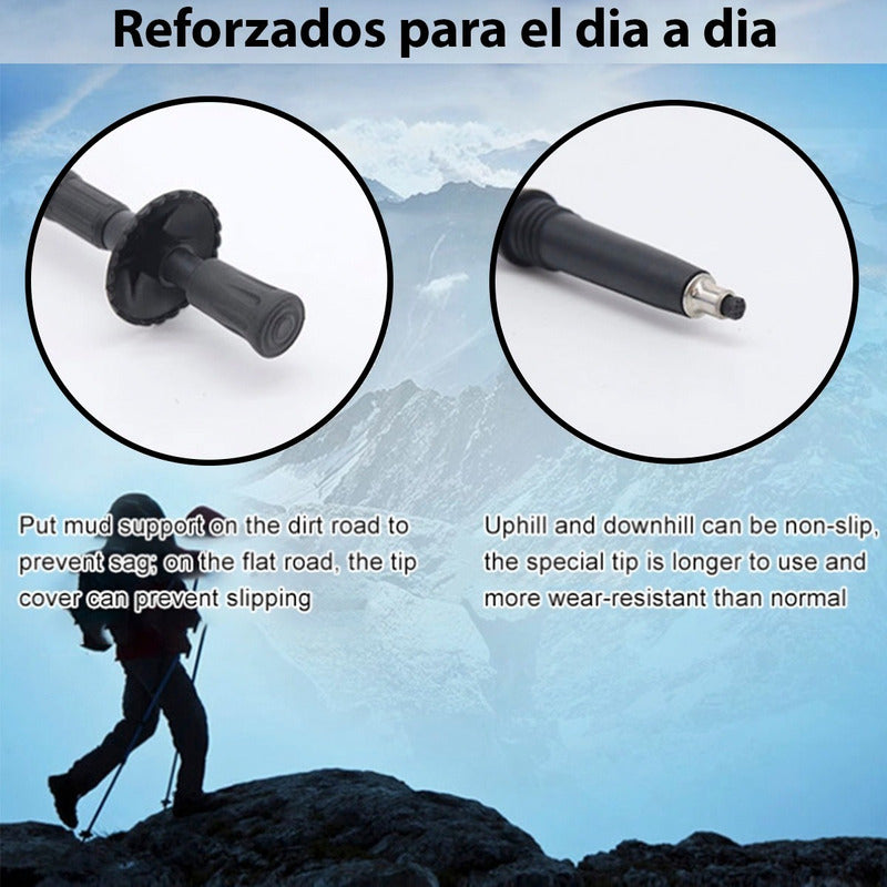 Bastones De Trekking Plegable Baston De Trekking Senderismo