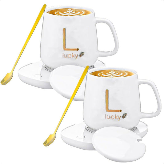 Taza Con Calentador Tazón Tazas De Te Pack 2 Tazas Electrica