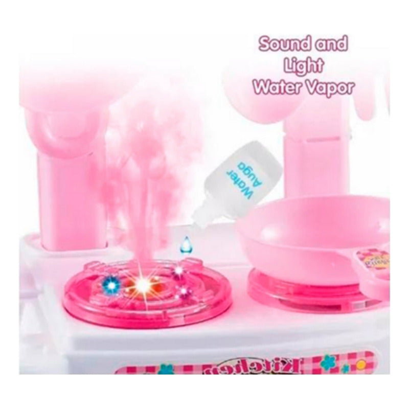 Set De Cocina Juguete Cocina Para Niñas Con Sonido Infantil