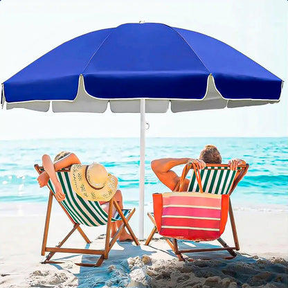 Pack 2 Sombrilla Paraguas Quitasol 2 Metros Sombrilla Playa Burdeo