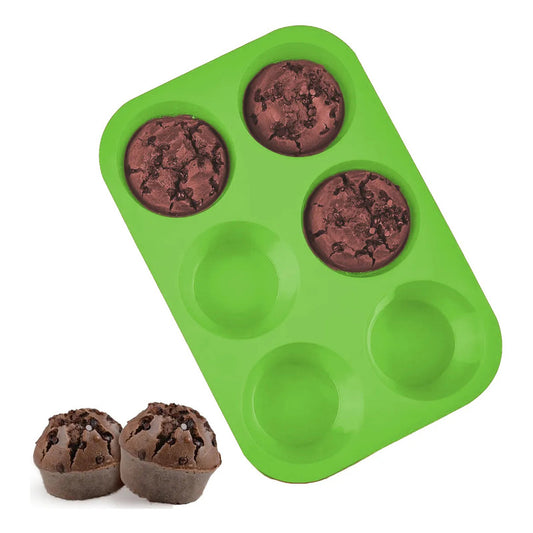 Moldes De Silicona Molde Cupcakes Silicona 6 Und Baratos Moldes De Silicona Para Horno Antiadherente 6 Unidades Moldes De Silicona Reposteria Molde Cupcakes Moldes Reposteria Verde Okshop