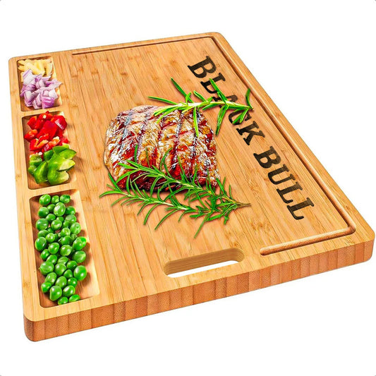Tabla De Cocina Tabla De Picoteo Madera Bamboo Tabla Cocina Tabla Picar Carne Antideslizante Libre Bpa Tabla Para Asado Reversible Tablas Madera Picar Bambu Picnic Okshop