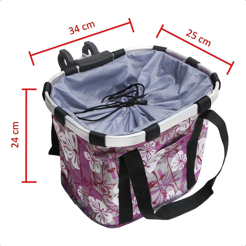 Canasto De Bicicletas Para Perros Canasto Delantero Canasto Negro