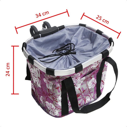 Canasto De Bicicletas Para Perros Canasto Delantero Canasto Negro