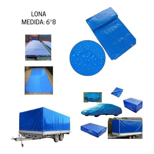 Lona Carpa Multiuso 6x8 Metros Impermeable Cobertor Universa