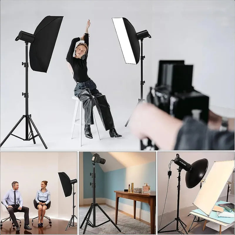 Tripode De Iluminacion Soporte De Luz Trípode Portátil 160m