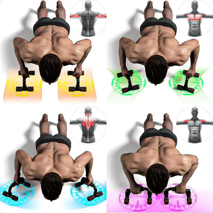 Barra Para Flexiones Soporte De Flexiones Push Up Flexiones Negro/naranja
