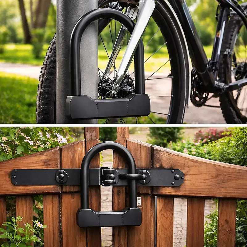 Candado Bicicleta Candado Para Bicicleta Cerradura En U Bici Negro Okshop Cerraduras De Bicicleta Antirrobo Cerradura En U De Bicicleta Candados De Bicicleta Bloqueo En U De Bicicleta