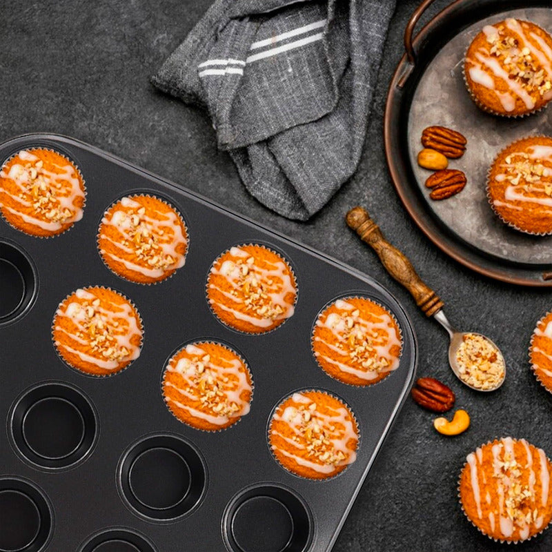 Molde Cupcake Moldes Muffins Baratos Moldes 24 Mini Cupcake Gris