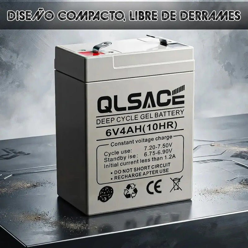 Bateria Recargable 6v4ah Batería De Respaldo Batería Gel Okshop Batería 6v 4ah Gel Recargable Herramientas Ciclo Profundo Batería De Respaldo 6v 4a Recargable Batería Sellada Recargable Bateria Okshop