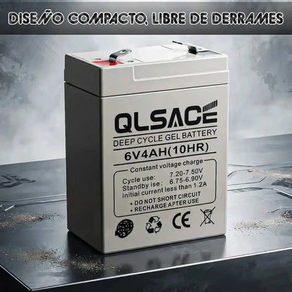 Bateria Recargable 6v4ah Batería De Respaldo Batería Gel Okshop Batería 6v 4ah Gel Recargable Herramientas Ciclo Profundo Batería De Respaldo 6v 4a Recargable Batería Sellada Recargable Bateria Okshop
