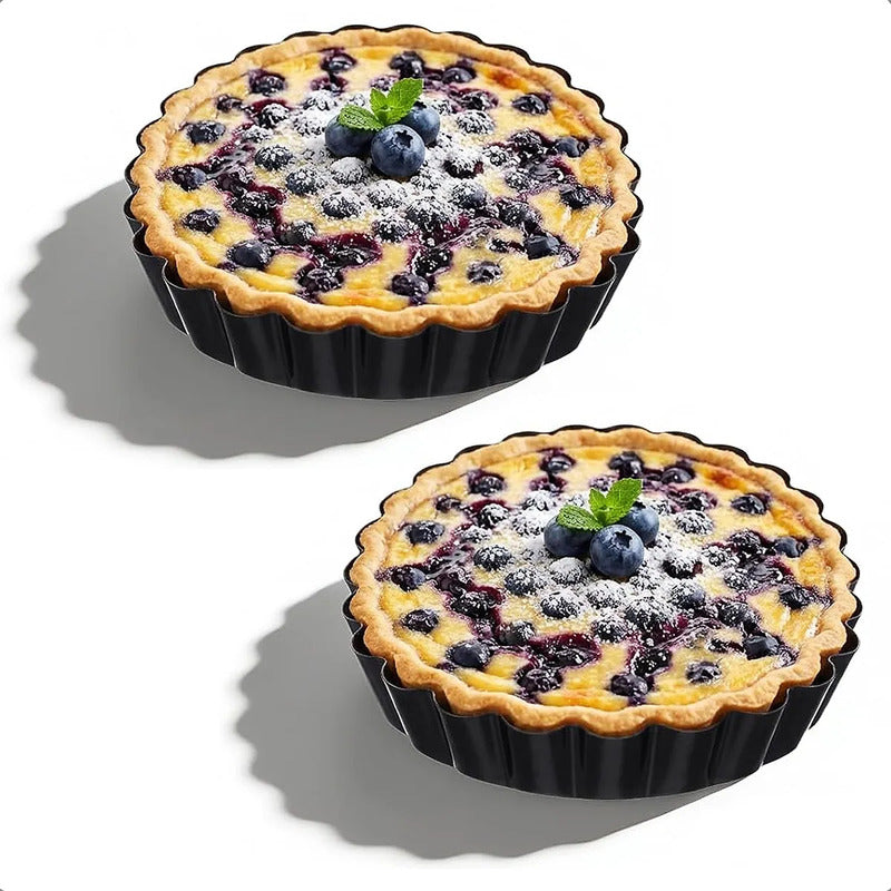 Pack 2 Moldes Mini Tartaleta Molde Desmontable 12cm Moldes Gris