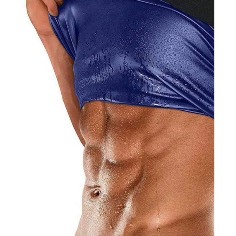 Faja Sauna Hombre Camiseta Termica Reductora Abdominales