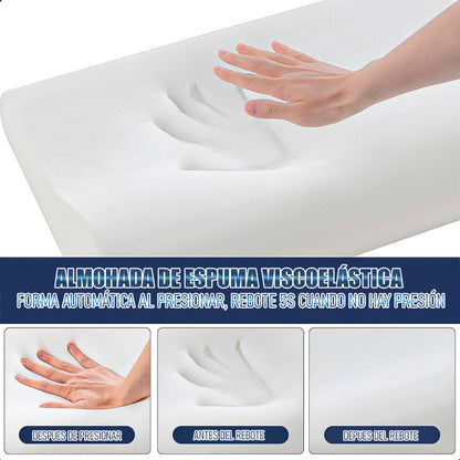 Almohadas Memory Almohada Viscoelastica Almohada Ortopedica Arcashopping Almohada Ortopedica Cervical Almohadas Terapeuticas Almohada Cervical Almuadas Almohada De Espuma Viscoelástica