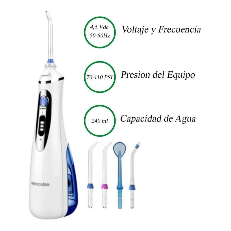 Irrigador Bucal Limpiador Dental Portatil Recargable V400