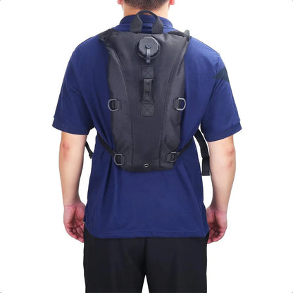 Mochila Hidratante Mochila Para Agua Mochila Camelback Bolsa De Hidratacion 3l Mochila Impermeable Unisex Cierre Velcro 1 Bolsa Hidratacion Mochila Reforzada Mochila Tactica Negra Okshop