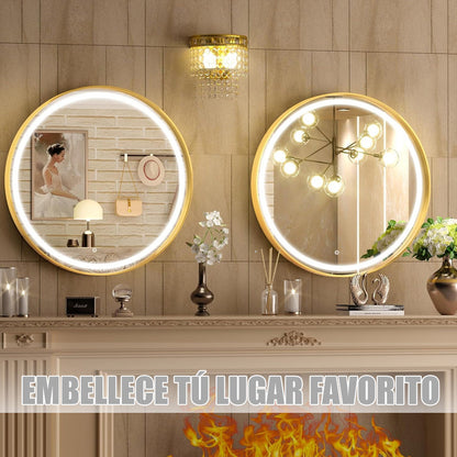 Espejo Led Espejo Redondo Decorativo Espejos Colgantes Led