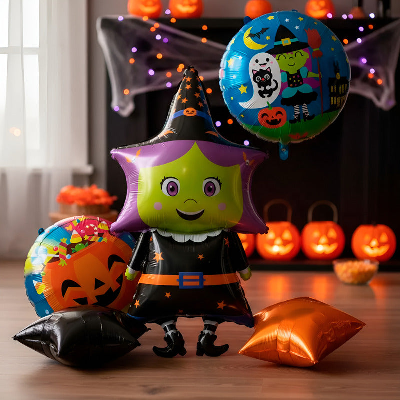 Globos Metalizados Globos Halloween Decoracion Para Fiestas Modelo 1