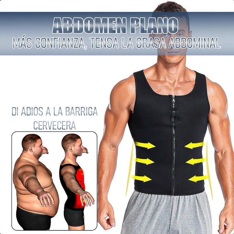 Faja Compresion Hombre Camisera Compresion Faja Cintura Faja Negro L L